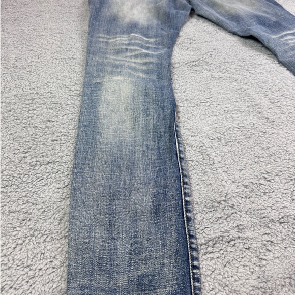 THRT Men's Size 34 X 30 Slim Fit Sabotage Stripe Ripped Denim Skinny Jeans - Picture 7 of 8